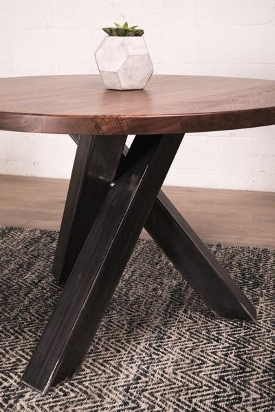 Small round office table